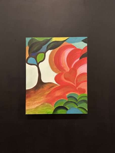 Woman Tree and Dolfin