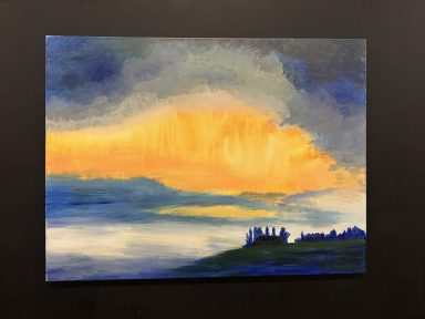 Zonsondergang Nuenen